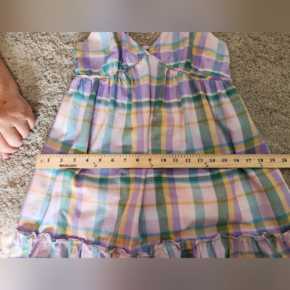 Wild Fable Pastel Plaid Breezy Sun Dress - Picture 8 of 12